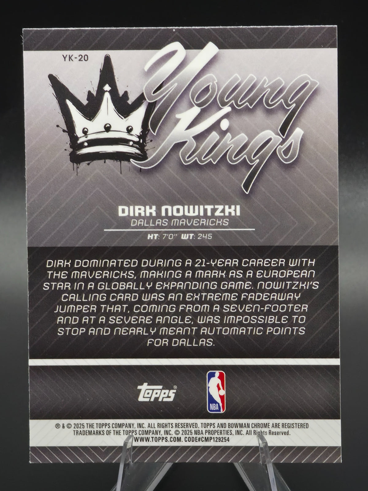 Card back photo