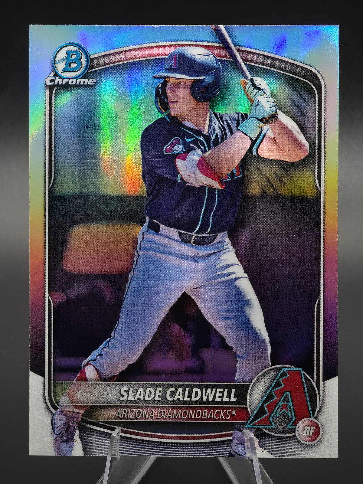 2025 Bowman Draft Chrome Slade Caldwell Refractor #BDC-152 Arizona Diamondbacks