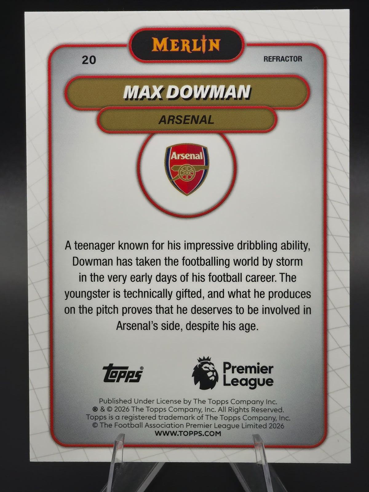 Card back photo