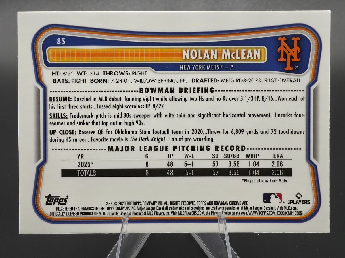 Card back photo