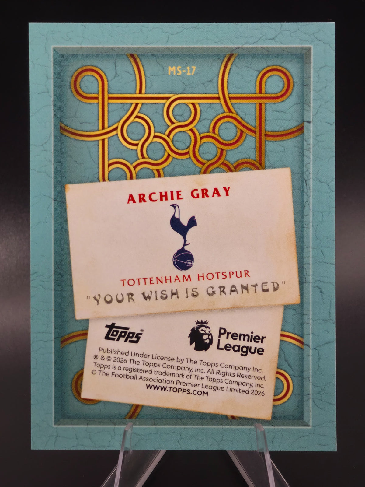 Card back photo