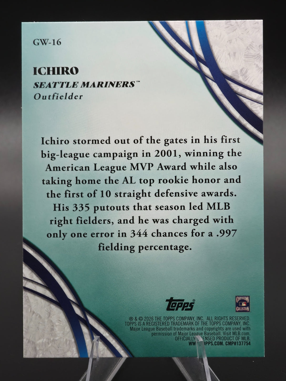 Card back photo