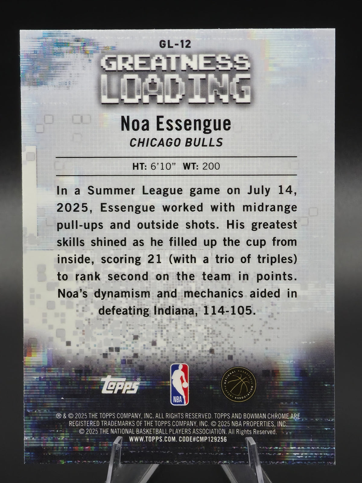 Card back photo