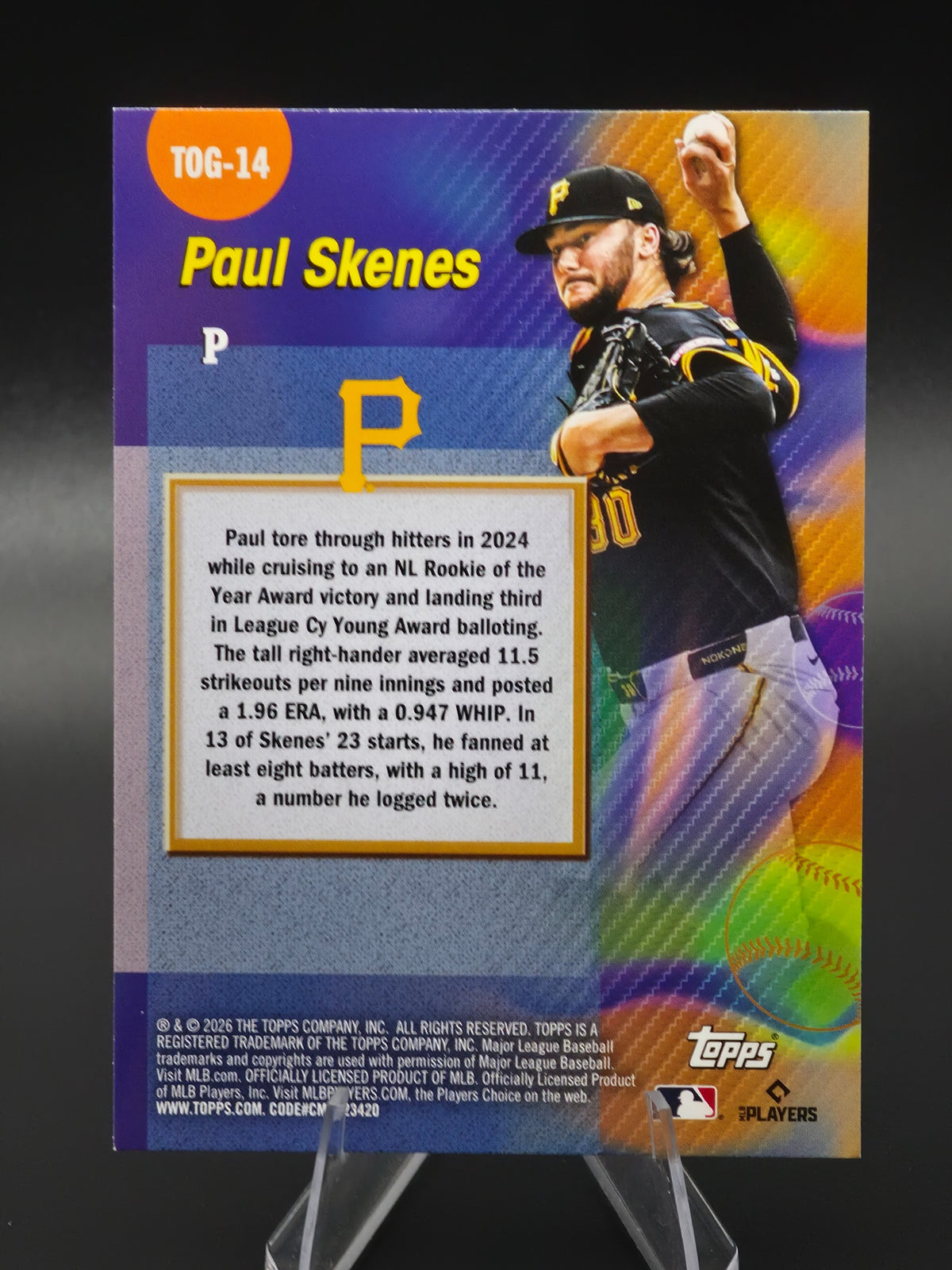 Card back photo