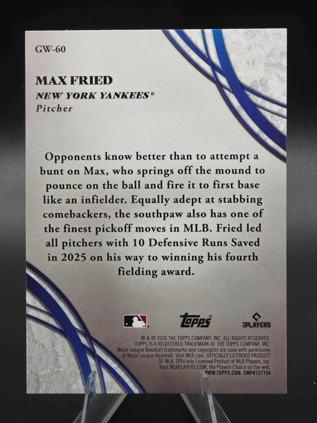 Card back photo