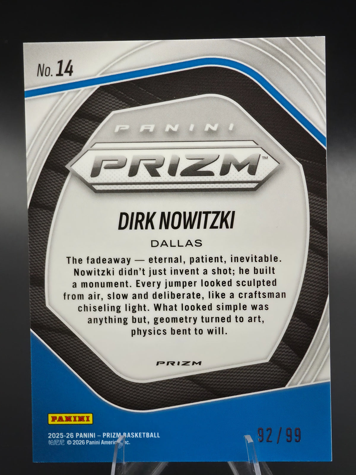 Card back photo