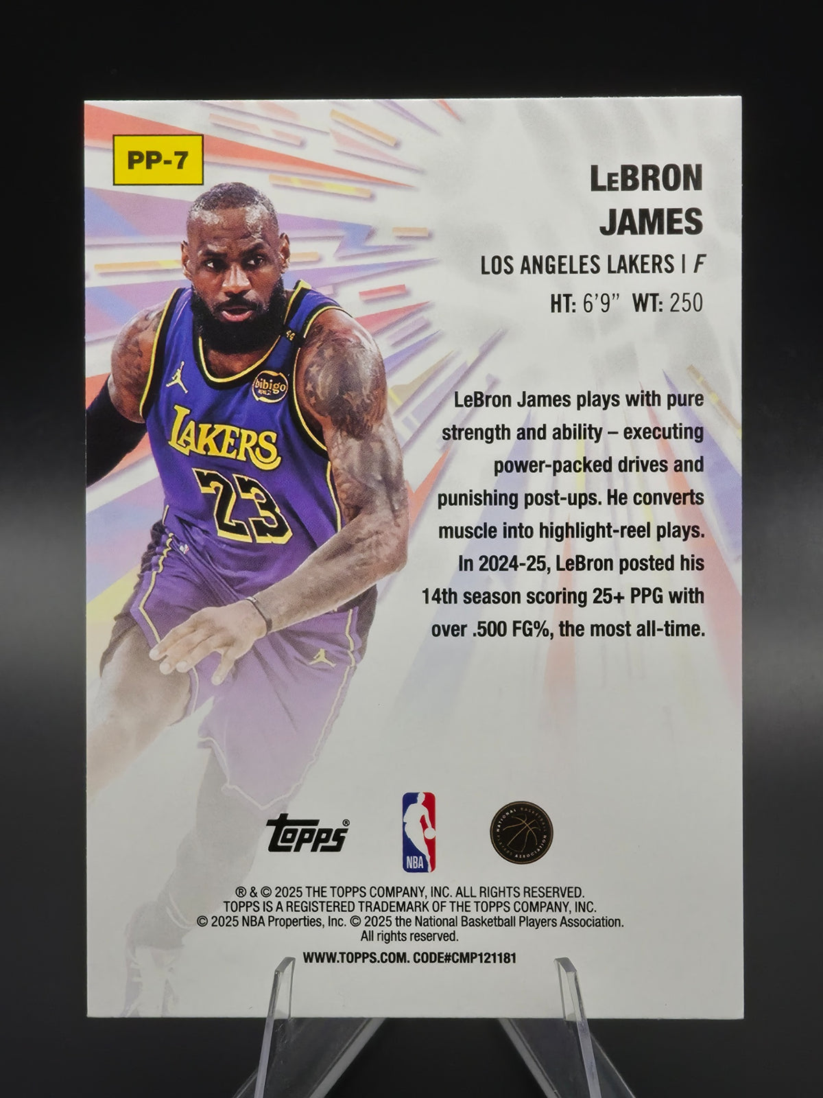 Card back photo