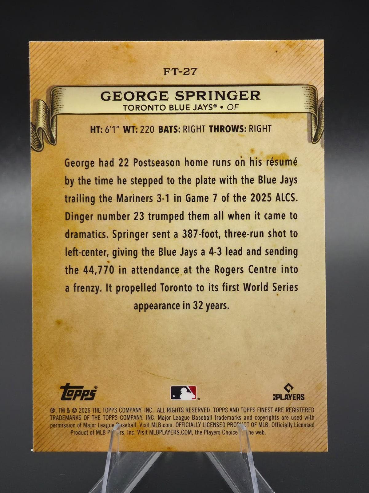 Card back photo