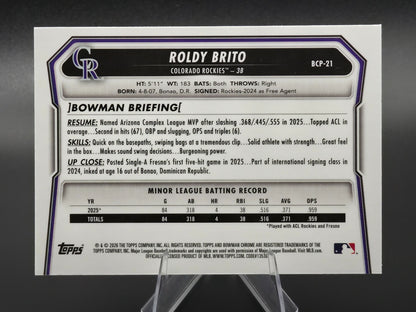 Card back photo