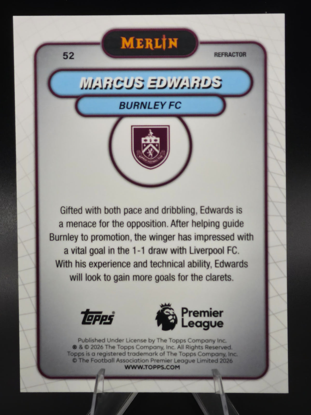 Card back photo