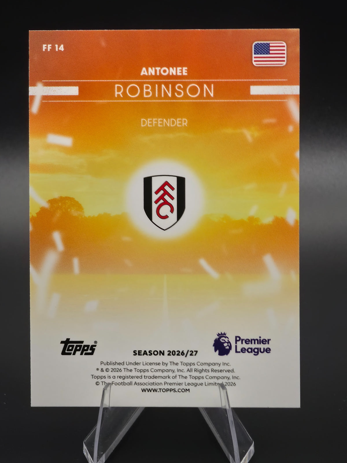 Card back photo