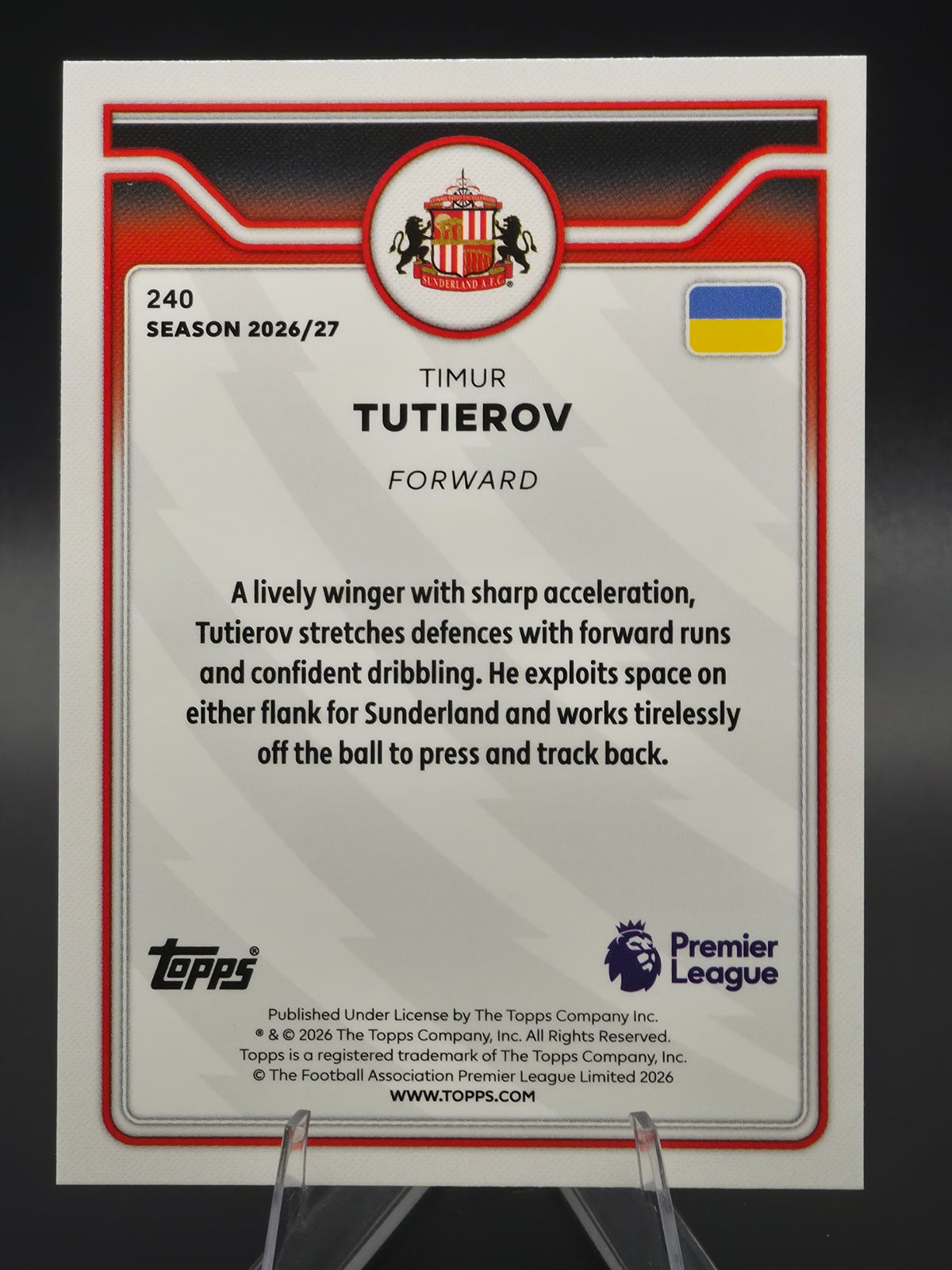 Card back photo