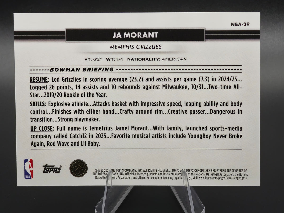 Card back photo
