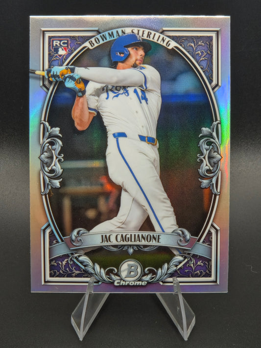 2026 Bowman Sterling Jac Caglianone RC #BST-14 Kansas City Royals