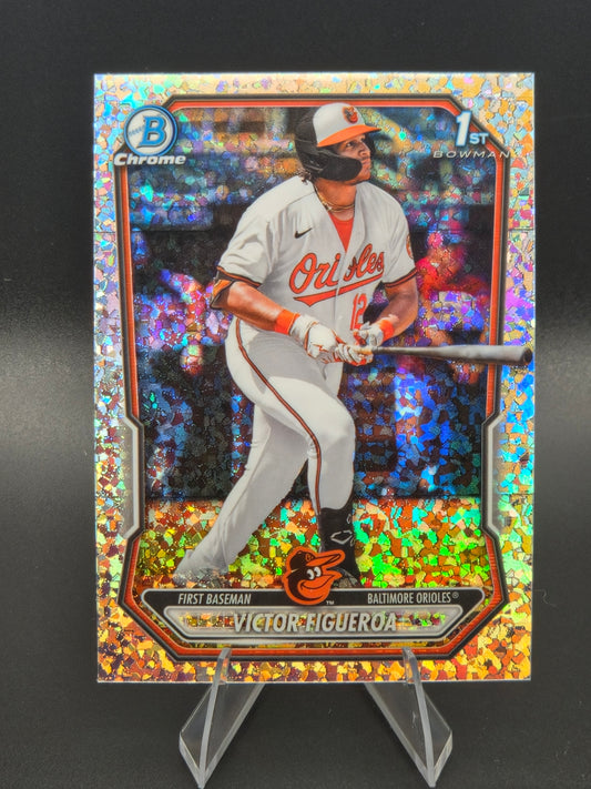 2026 Bowman Chrome Victor Figueroa 1st Bowman Mini-Diamond Refractor #BCP-117 Baltimore Orioles