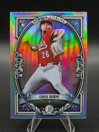 2026 Bowman Sterling Chase Burns RC #BST-10 Cincinnati Reds