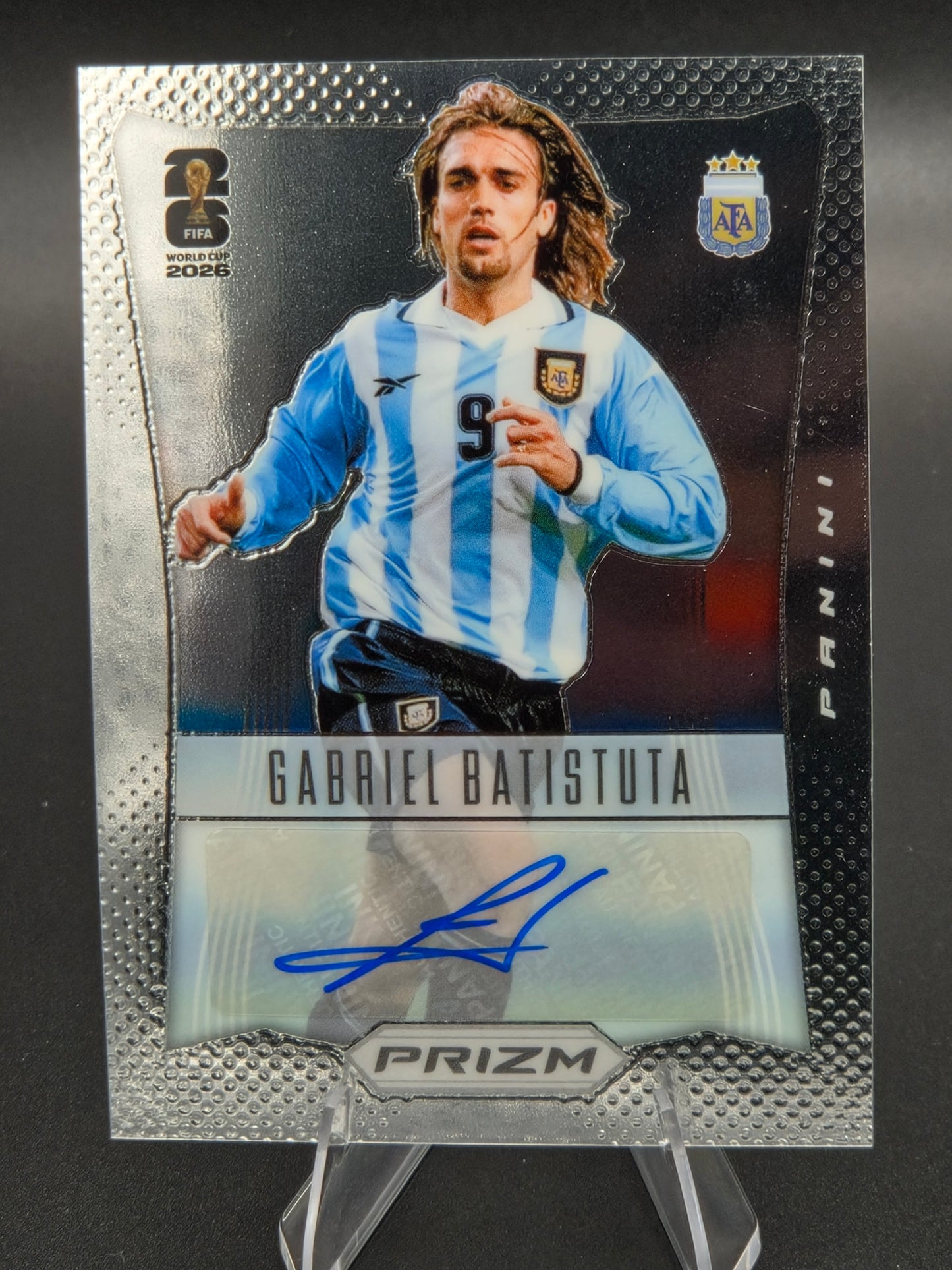 2026 Panini Prizm FIFA World Cup Gabriel Batistuta Autograph #12-GB Argentina