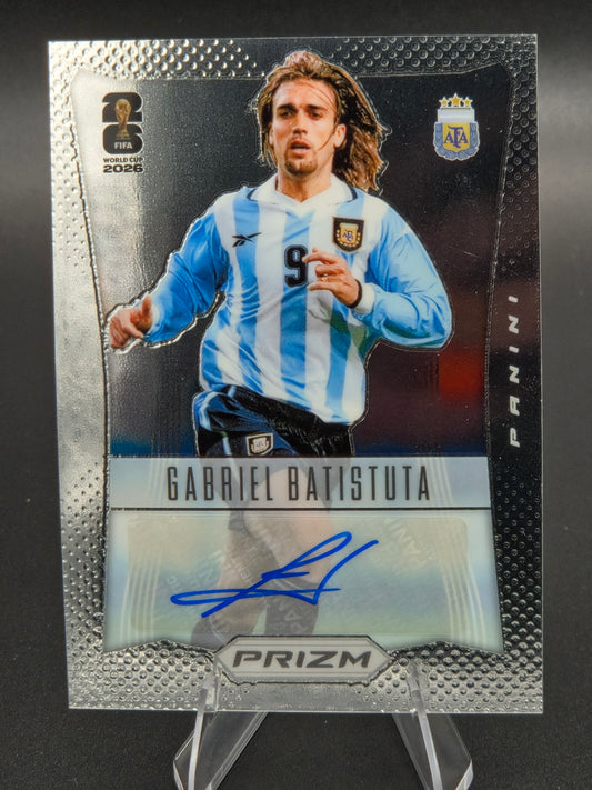 2026 Panini Prizm FIFA World Cup Gabriel Batistuta Autograph #12-GB Argentina