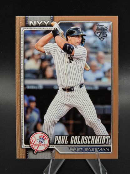 2026 Topps Series 2 Paul Goldschmidt Gold 2015/2026 #597 New York Yankees