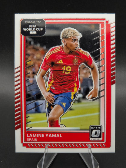 2025-26 Panini Donruss Road to FIFA World Cup Lamine Yamal Optic #10 Spain