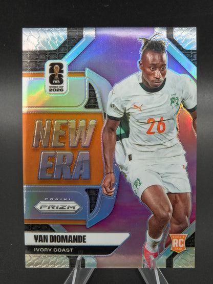2026 Panini Prizm FIFA World Cup Yan Diomande New Era Rookie #18 Ivory Coast
