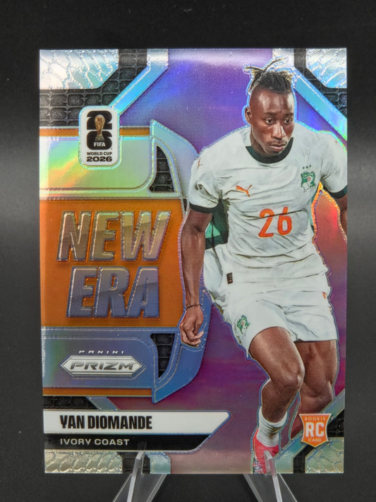 2026 Panini Prizm FIFA World Cup Yan Diomande New Era Rookie #18 Ivory Coast