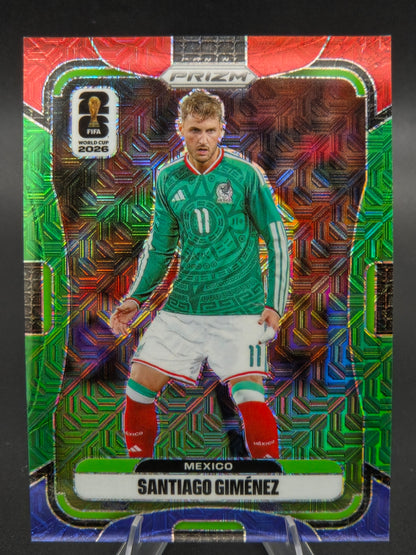 2026 Panini Prizm FIFA World Cup Santiago Giménez RGB Mojo SSP #291 Mexico