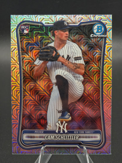 2026 Bowman Chrome Cam Schlittler Mojo Refractor Rookie #53 New York Yankees