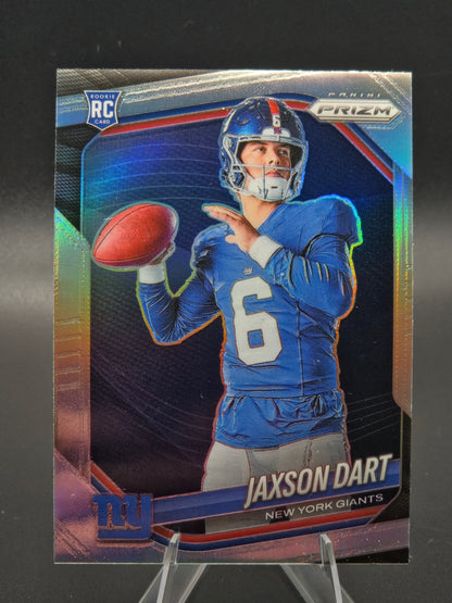2025 Panini Prizm Football Jaxson Dart Silver Rookie #430 New York Giants