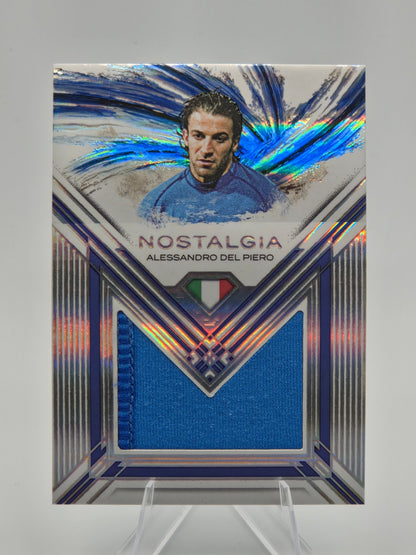 2026 Futera Incredible Series 2 Alessandro Del Piero Nostalgia Game-Worn Jersey 03/03 #NS26 Italy