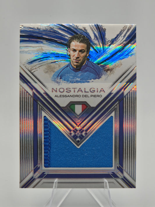 2026 Futera Incredible Series 2 Alessandro Del Piero Nostalgia Game-Worn Jersey 03/03 #NS26 Italy