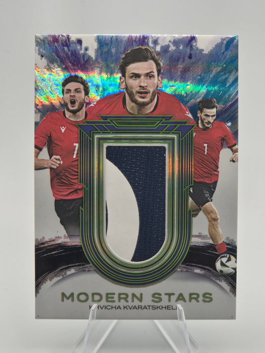 2026 Futera Incredible Series 2 Khvicha Kvaratskhelia Modern Stars PSG Game-Worn Jersey 02/07 #MS13