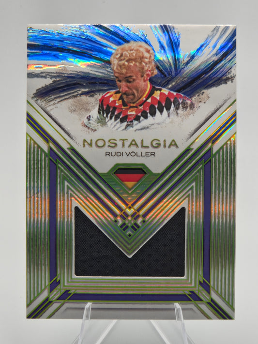 2026 Futera Incredible Series 2 Rudi Völler Nostalgia Game-Worn Coach's Jacket 04/07 #NS22 Germany