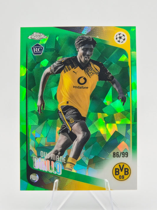 2025-26 Topps Chrome UEFA Club Competitions Ousmane Diallo #120 Borussia Dortmund