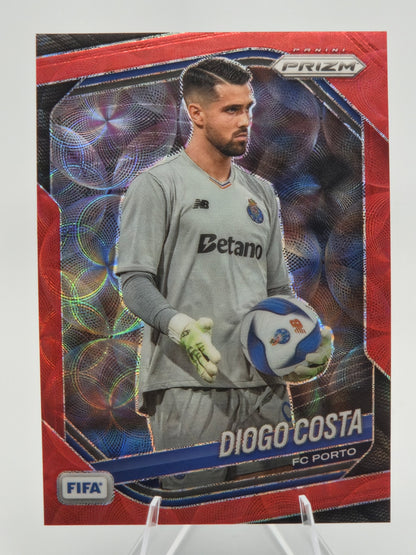 2025-26 Panini Prizm FIFA Soccer Diogo Costa Red Prizm 49/99 #262 FC Porto