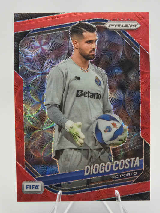 2025-26 Panini Prizm FIFA Soccer Diogo Costa Red Prizm 49/99 #262 FC Porto