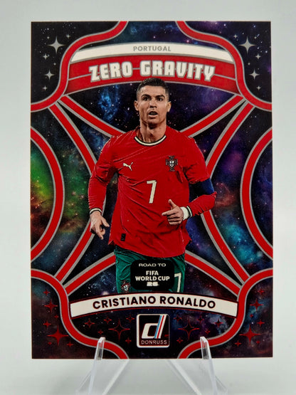 2025-26 Panini Donruss Road to FIFA World Cup 26 Cristiano Ronaldo Zero-Gravity Red #20 Portugal
