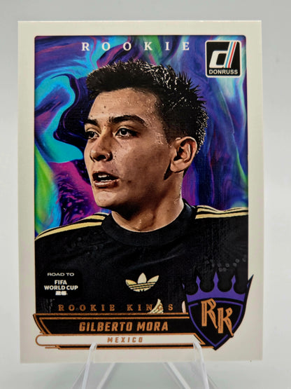 2025-26 Panini Donruss Road to FIFA World Cup 26 Gilberto Mora Rookie Kings Insert #10 Mexico