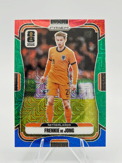 2026 Panini Prizm FIFA World Cup Frenkie de Jong Silver Prizm #311 Netherlands