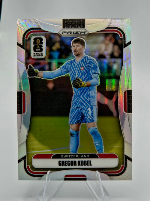 2026 Panini Prizm FIFA World Cup Gregor Kobel Silver Prizm #418 Switzerland