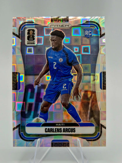 2026 Panini Prizm FIFA World Cup Carlens Arcus Rookie Silver Pandora #238 Haiti