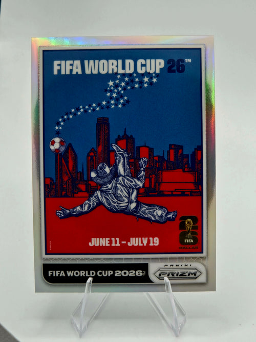 2026 Panini Prizm FIFA World Cup Dallas World Cup Posters Silver Prizm #2 United States