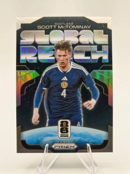 2026 Panini Prizm FIFA World Cup Scott McTominay Global Reach Silver #18 Scotland