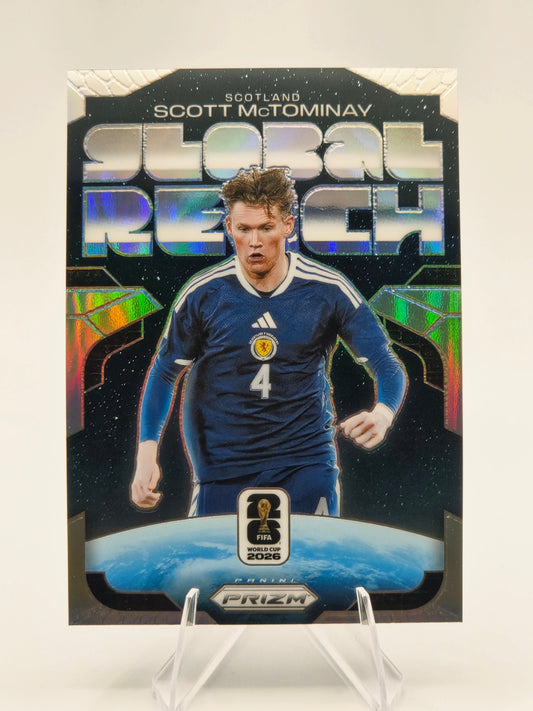 2026 Panini Prizm FIFA World Cup Scott McTominay Global Reach Silver #18 Scotland