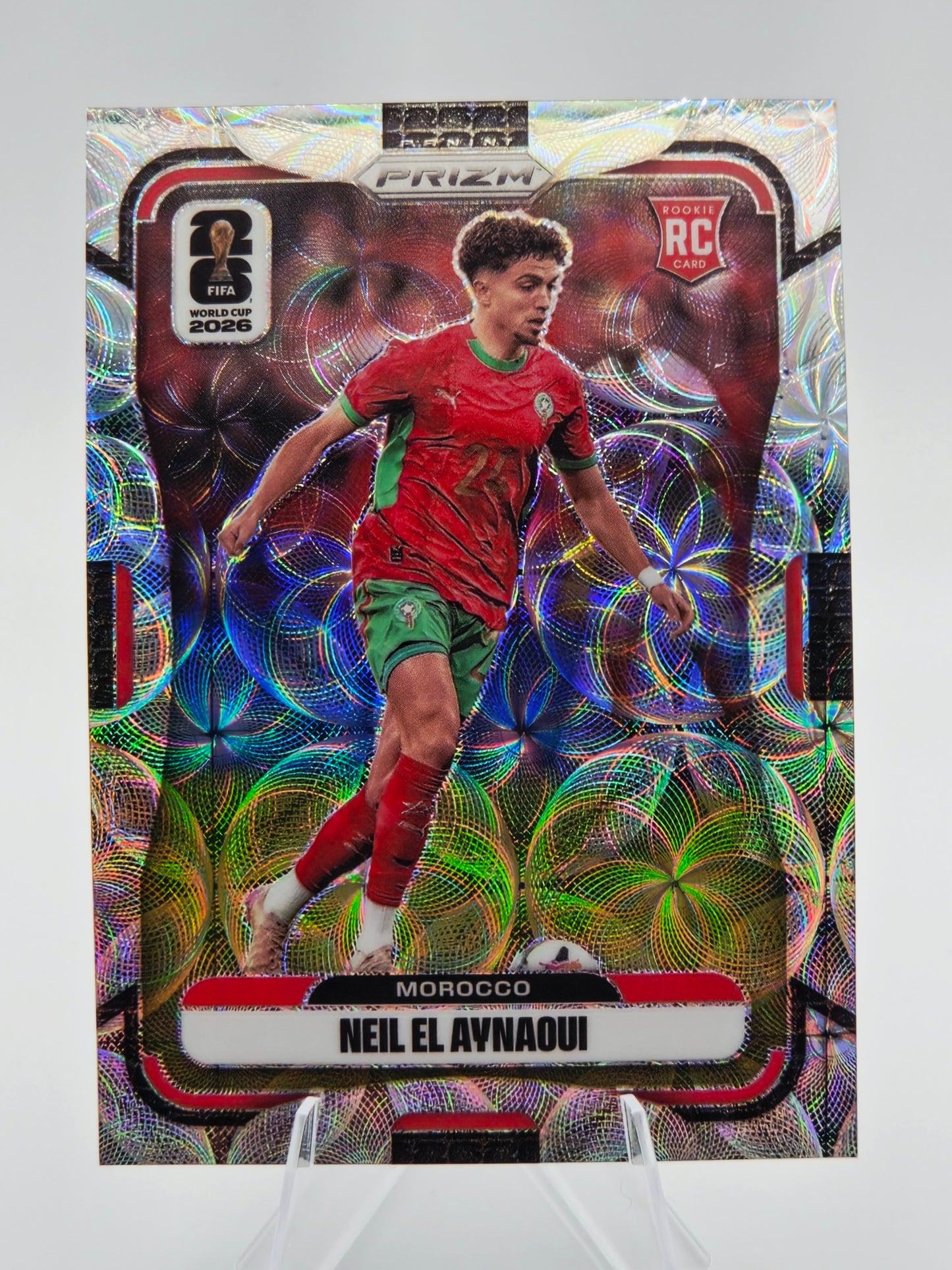 2026 Panini Prizm FIFA World Cup Neil El Aynaoui Rookie Choice Prizm #300 Morocco