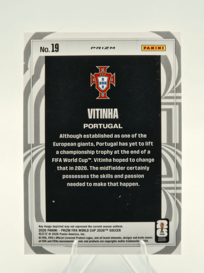 2026 Panini Prizm FIFA World Cup Vitinha Screamers Insert #19 Portugal
