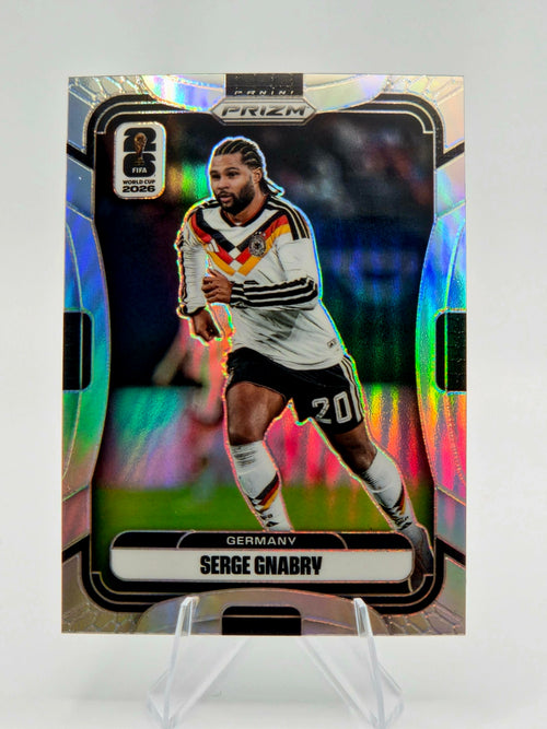 2026 Panini Prizm FIFA World Cup Serge Gnabry Silver Prizm #43 Germany