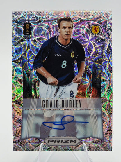2026 Panini Prizm FIFA World Cup Craig Burley 2012 Prizm Throwback Signatures Choice Autograph #12-CB Scotland