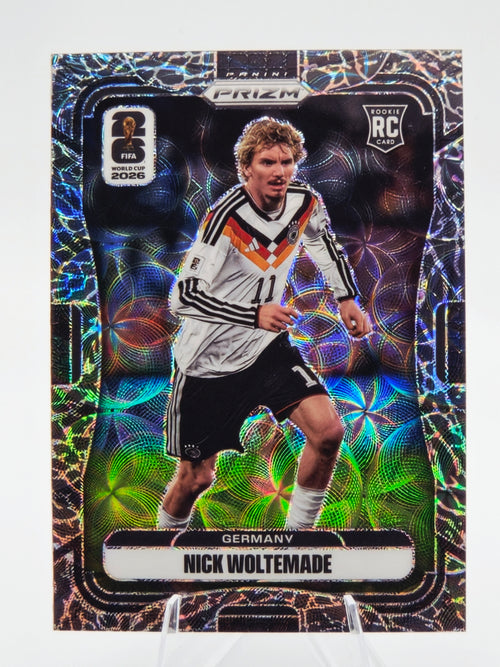 2026 Panini Prizm FIFA World Cup Nick Woltemade Rookie Choice Elephant Prizm #56 Germany