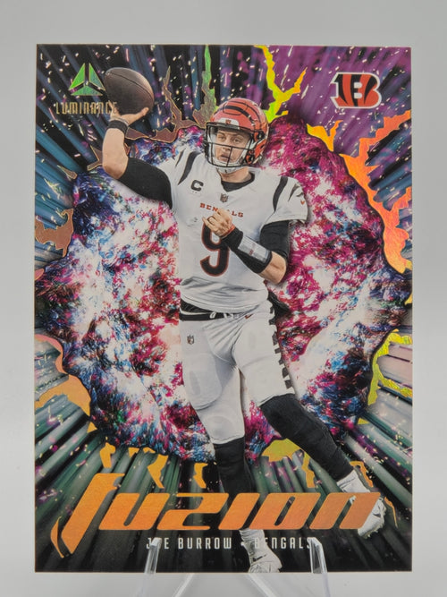 2022 Panini Luminance Joe Burrow Fuzion Insert #FUZ-JBU Cincinnati Bengals